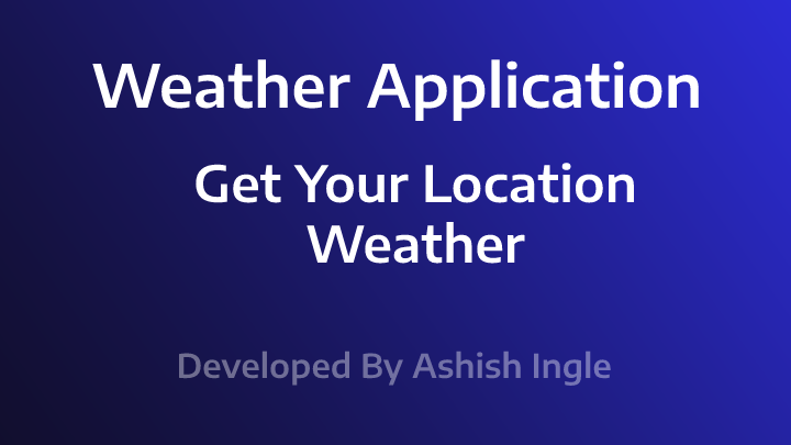 Weather Application